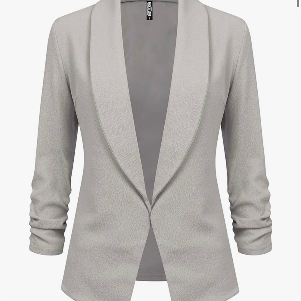 Lucky in Love Gray Blazer
